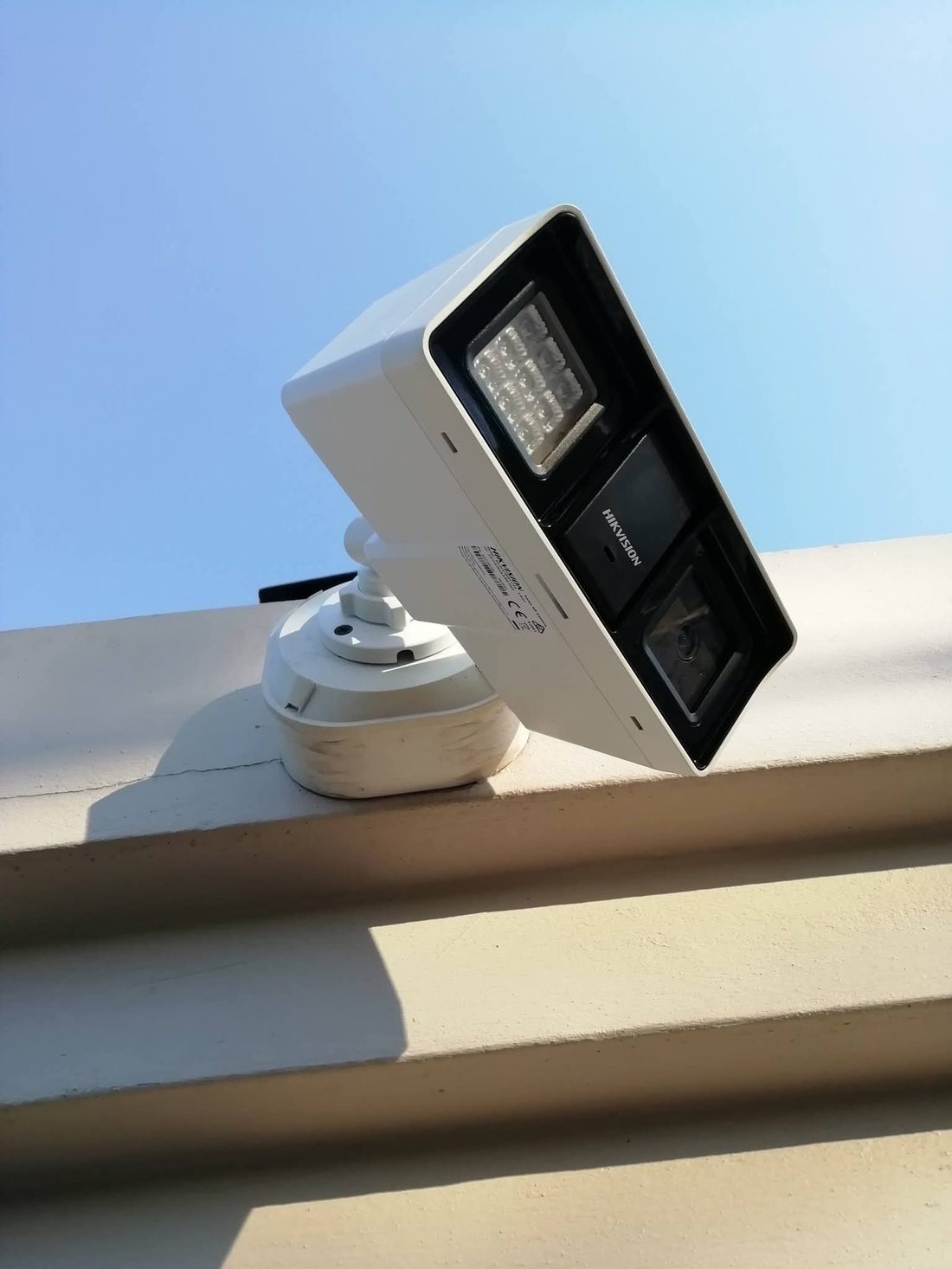 ANPR camera on boundary wall